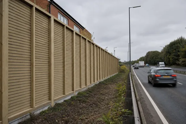 Acoustic Fencing installed in Mansfield